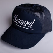 NEWARDロゴ ツートンメッシュキャップ